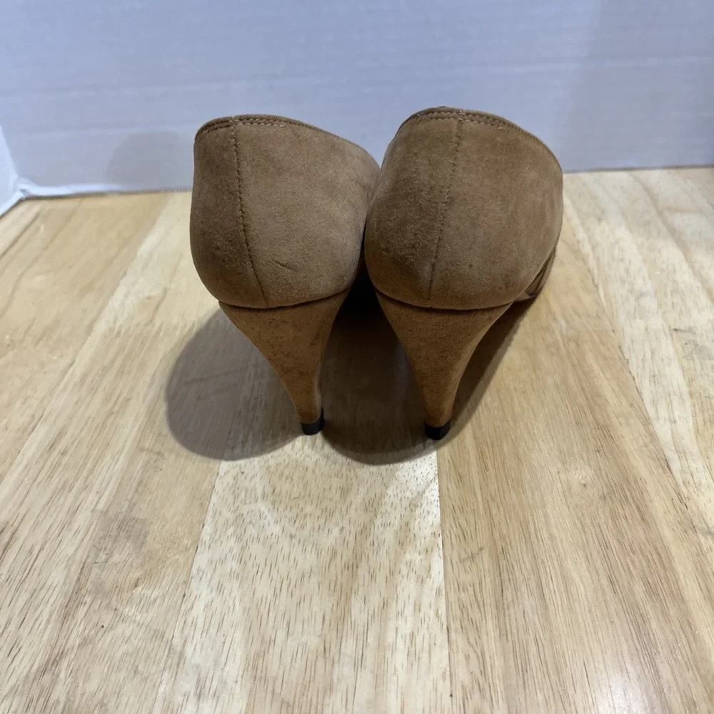 D'Antonio New York Tortoise Shell‎ & Velvet Bow Heels 9 SS